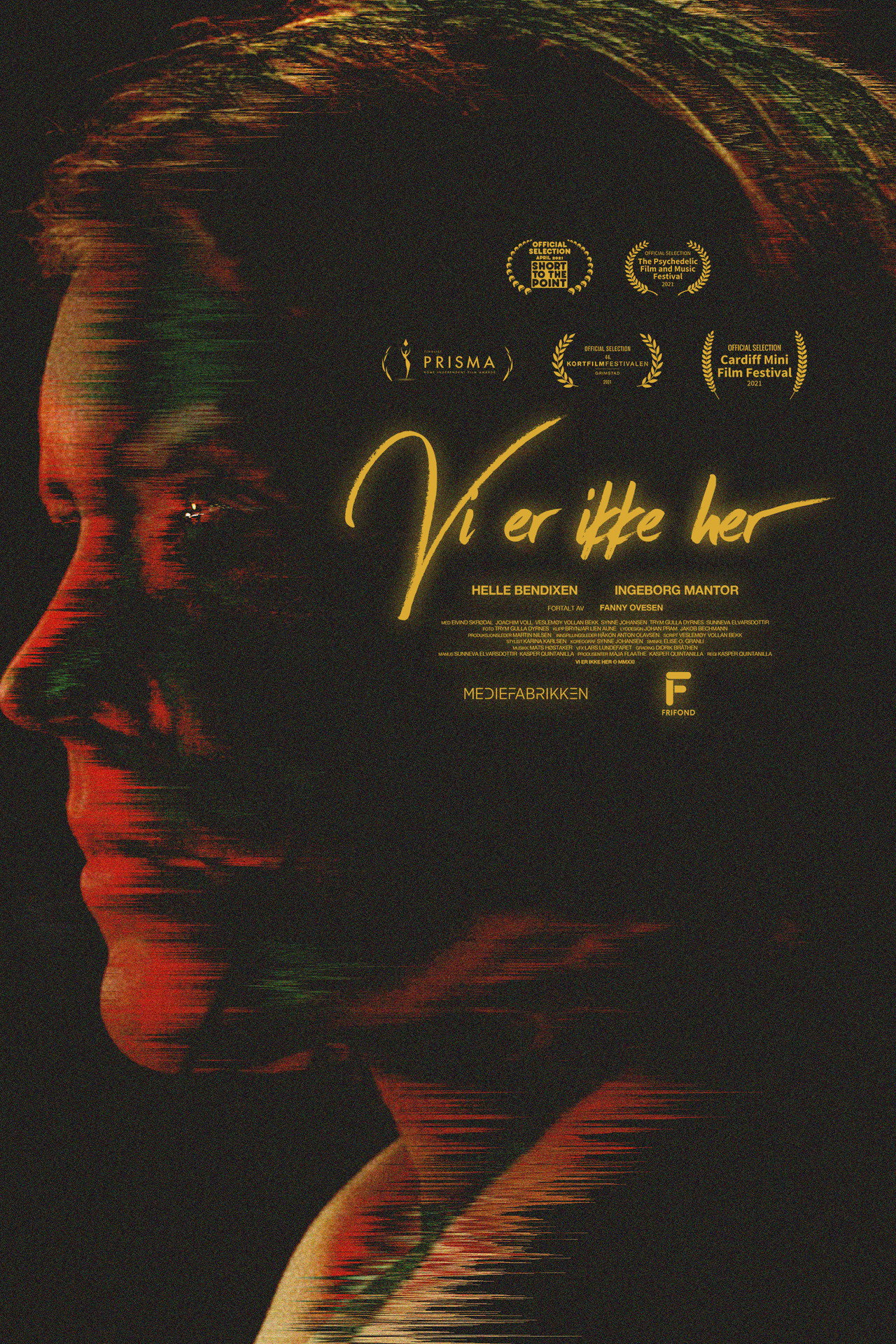 Vi er ikke her filmaffisch