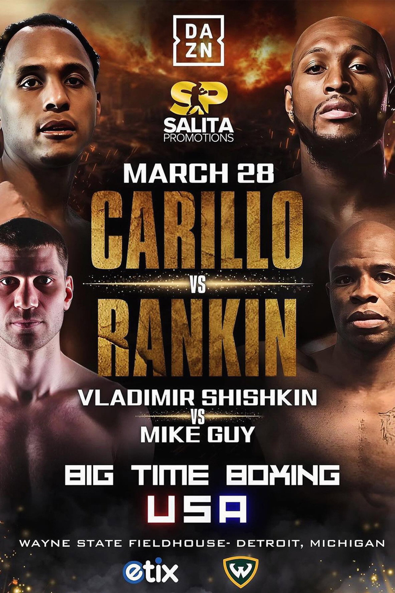 Juan Carrillo vs. Quinton Rankin filmaffisch