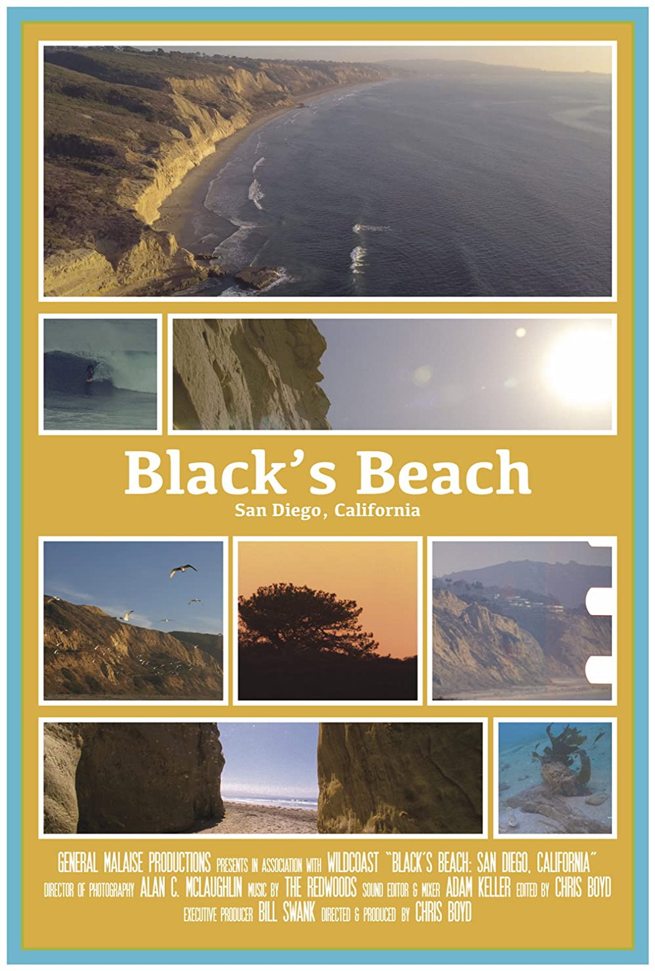 Black's Beach: San Diego CA filmaffisch