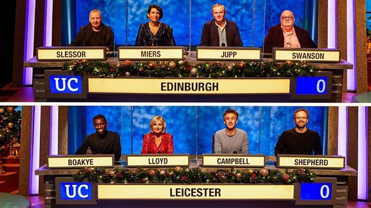 University Challenge - Season 0 Episode 125 : Christmas 2021 - Edinburgh v Leicester