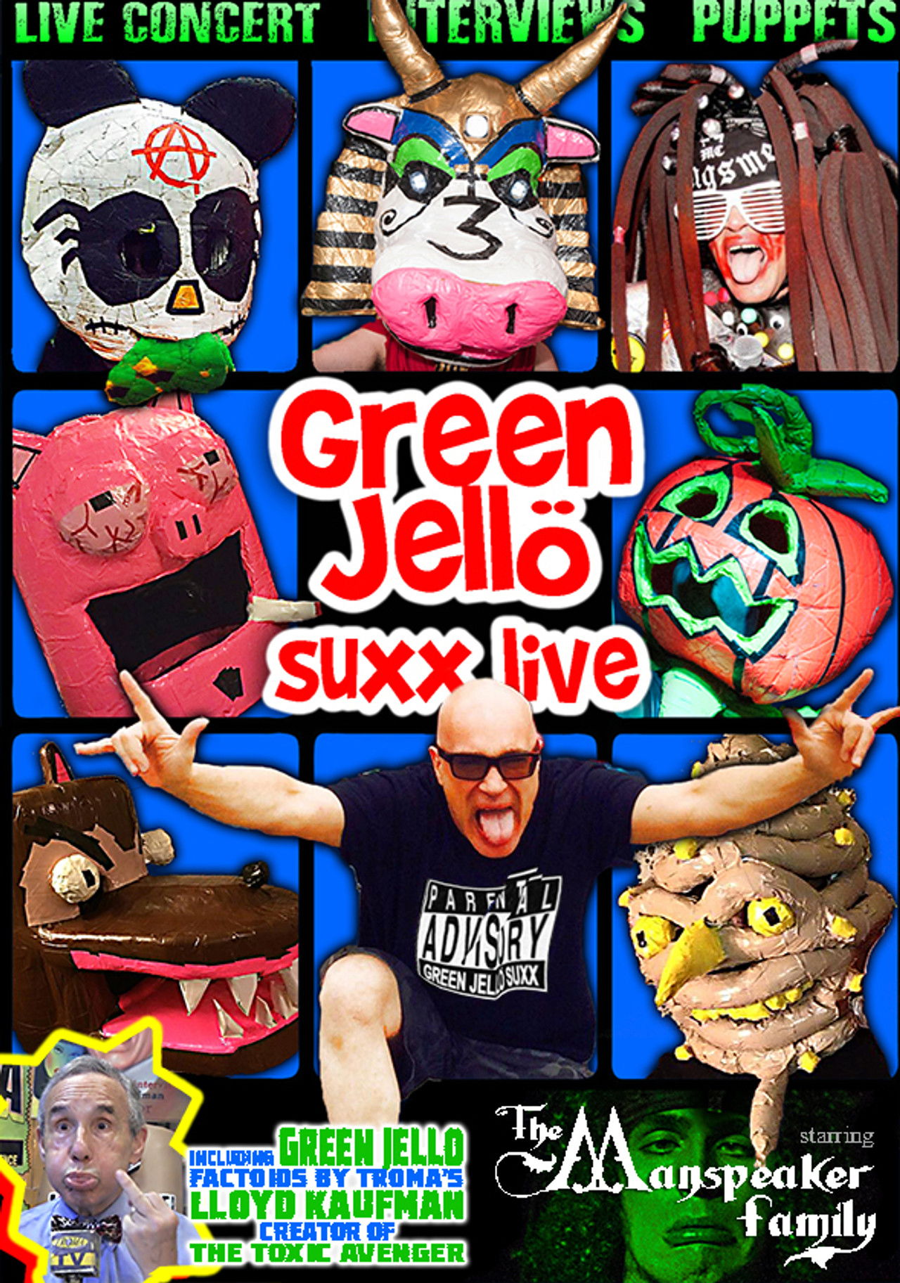 Green Jello Suxx Live Backdrop