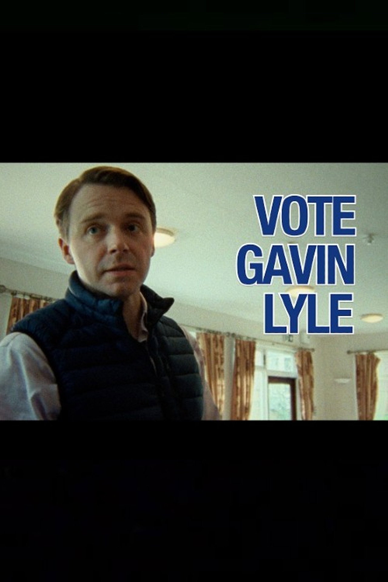 Vote Gavin Lyle Backdrop