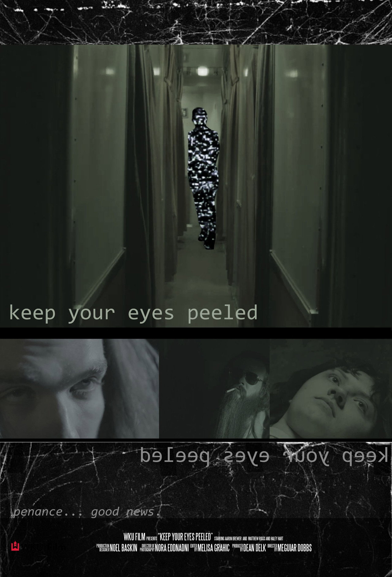 KEEP YOUR EYES PEELED Backdrop