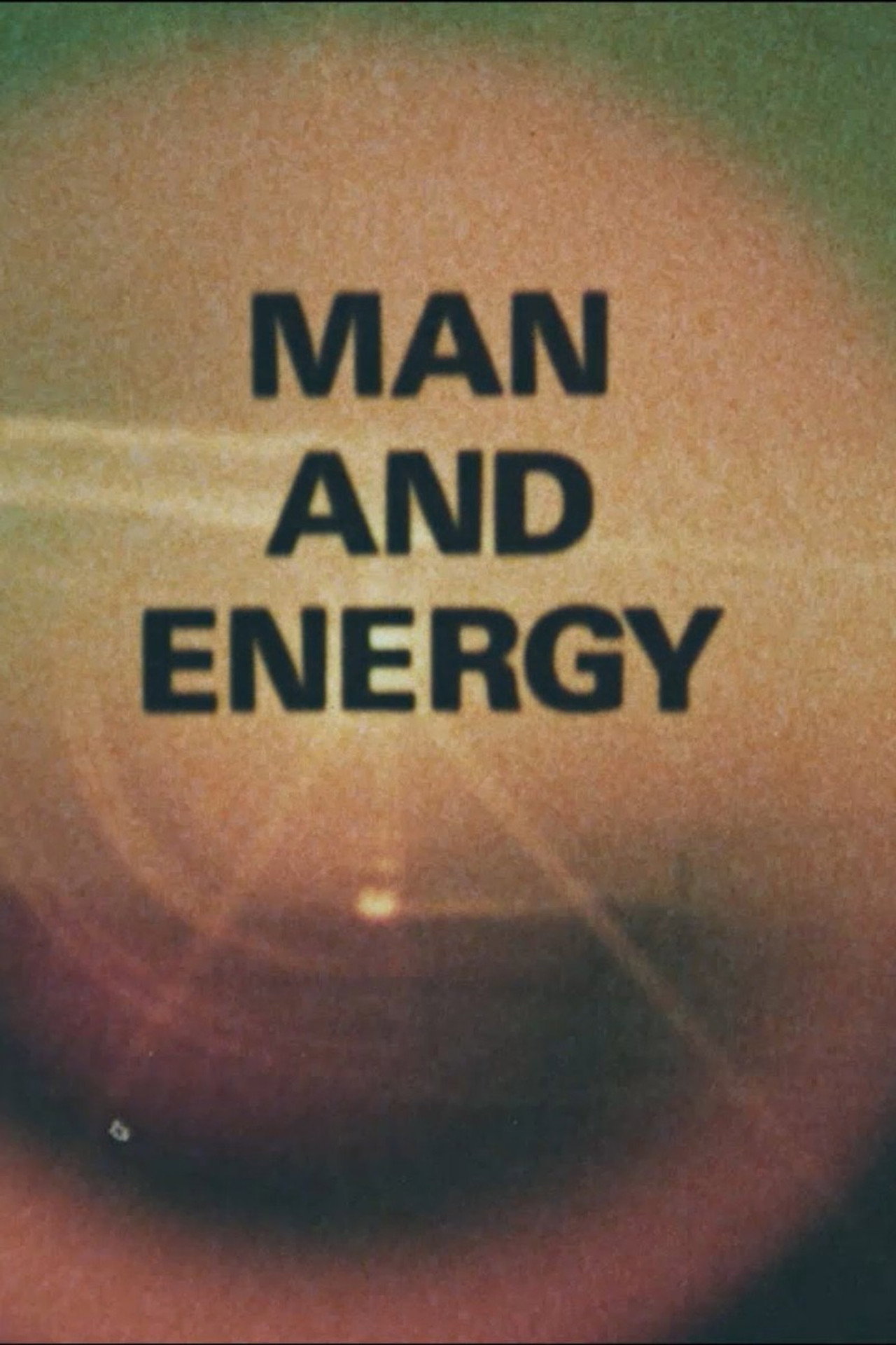 Man and Energy filmaffisch