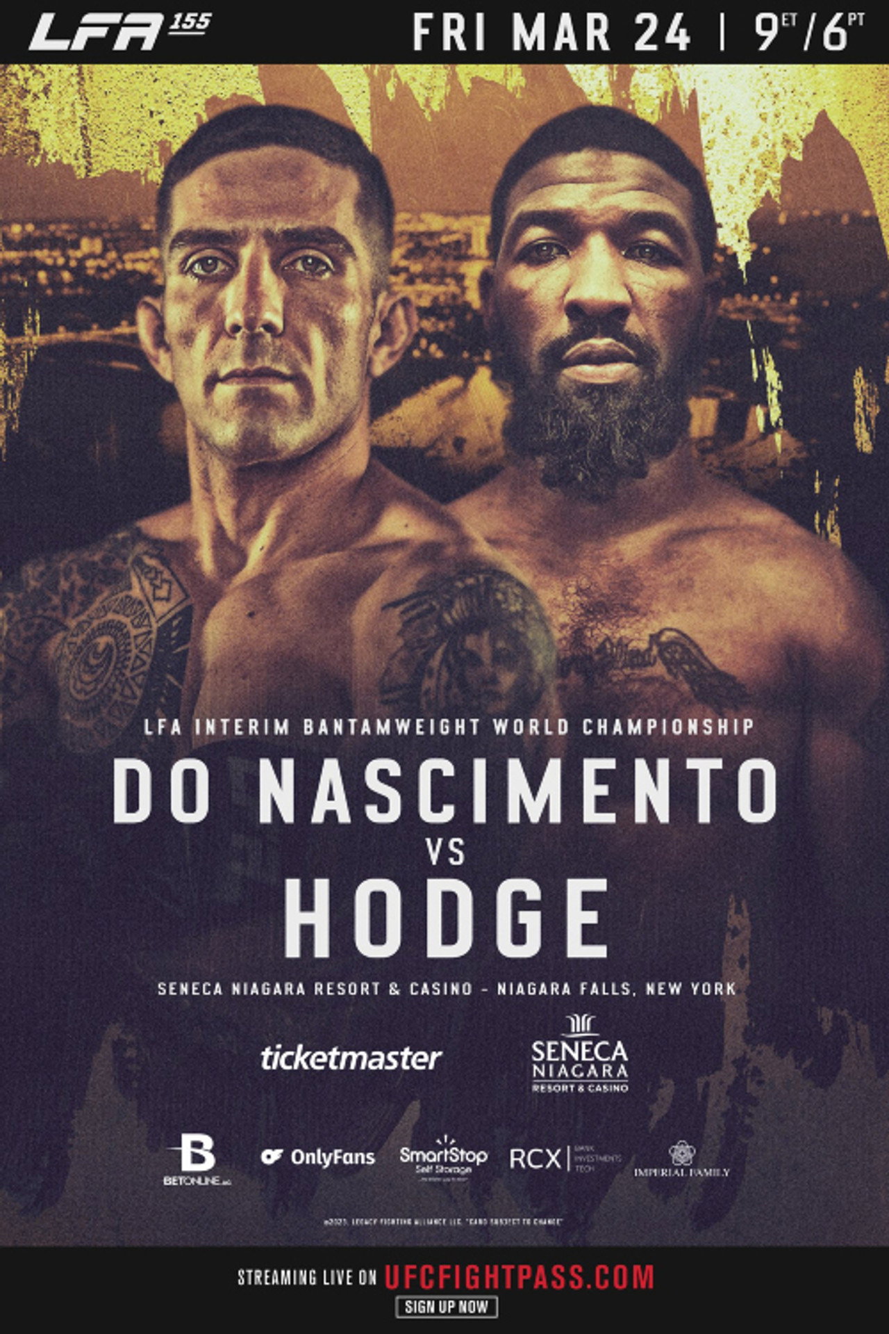 LFA 155: Do Nascimento vs. Hodge filmaffisch