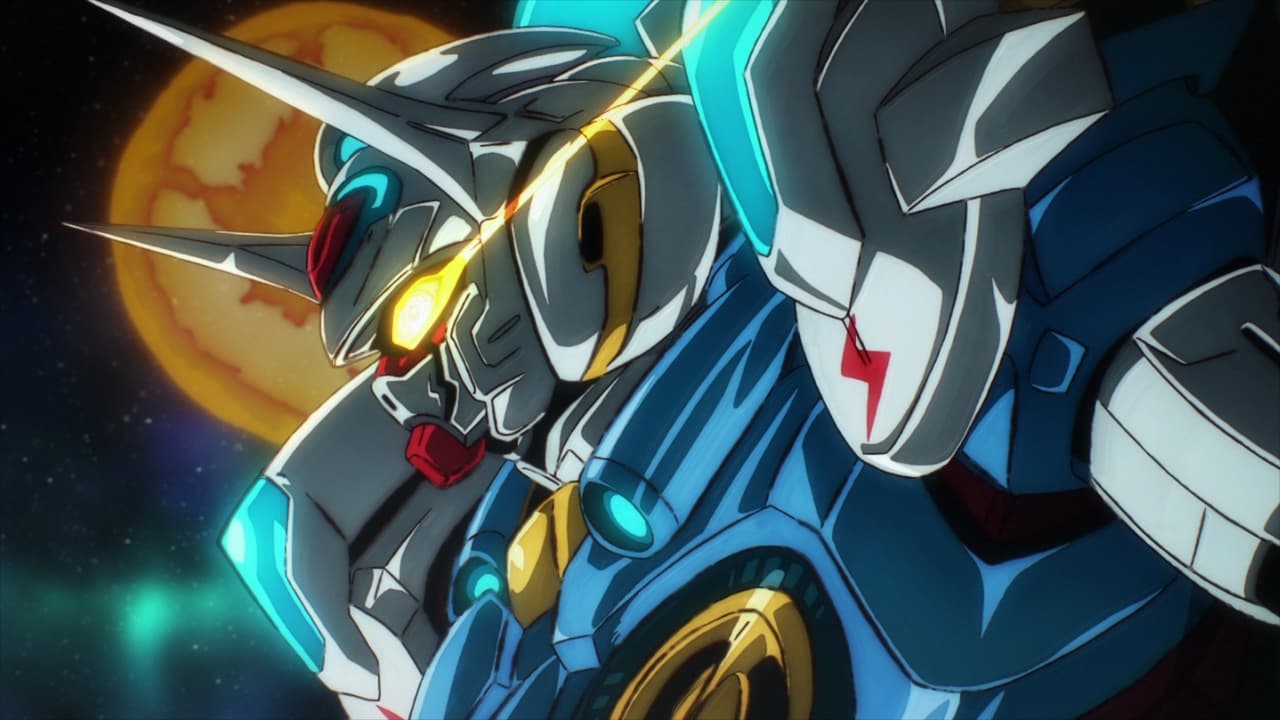 Scen från Gundam Reconguista in G Movie IV: Love That Cries Out in Battle
