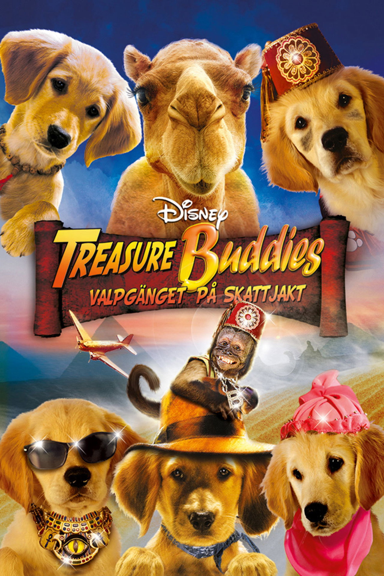 Treasure Buddies: Valpgänget på skattjakt filmaffisch