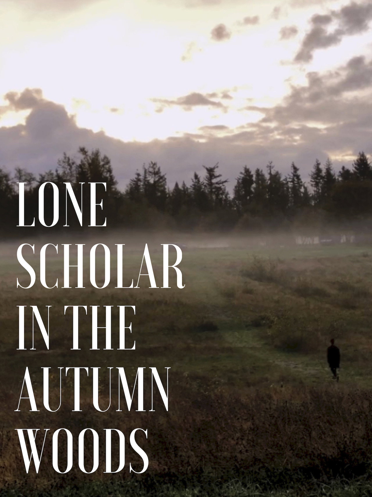 Lone Scholar in the Autumn Woods filmaffisch