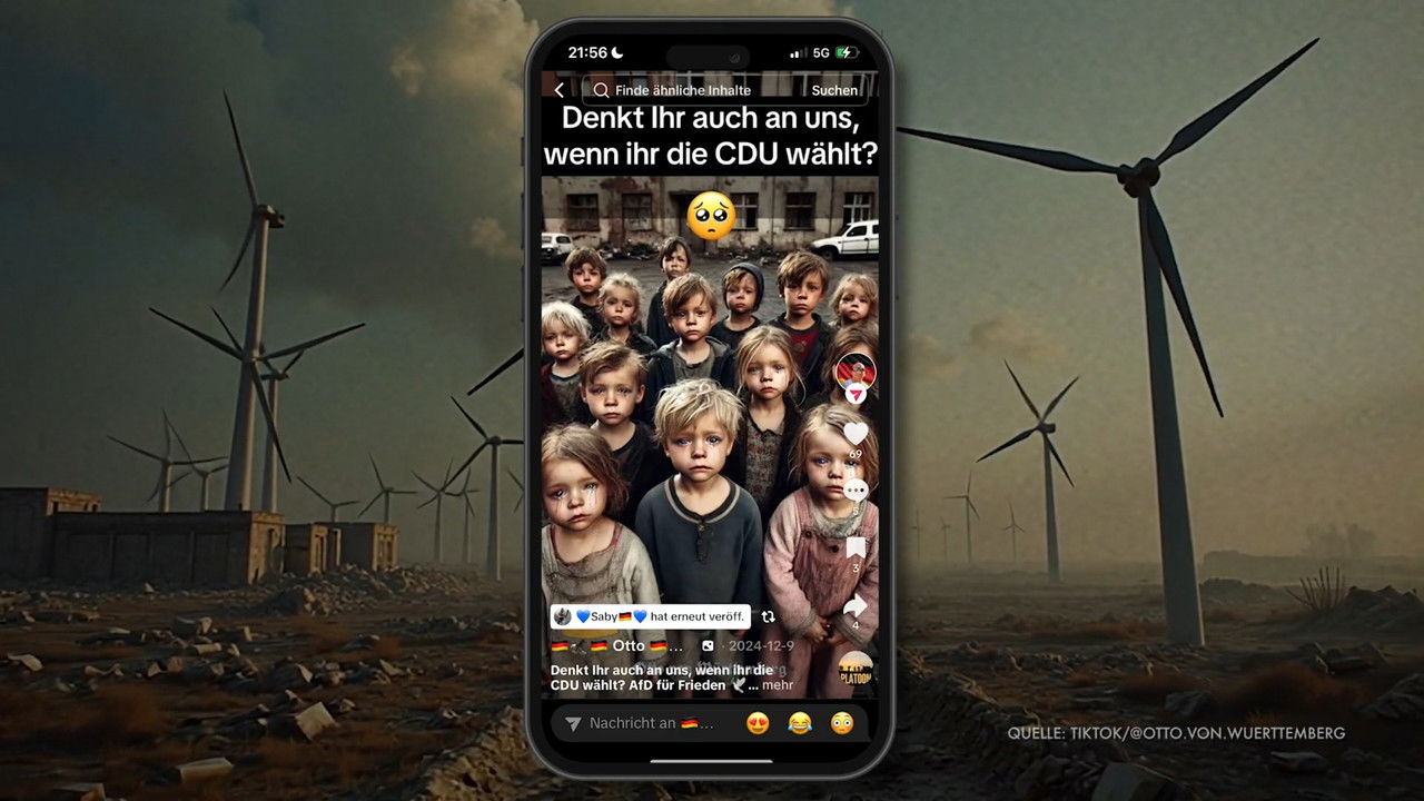 The TikTok-Army of the AfD backdrop