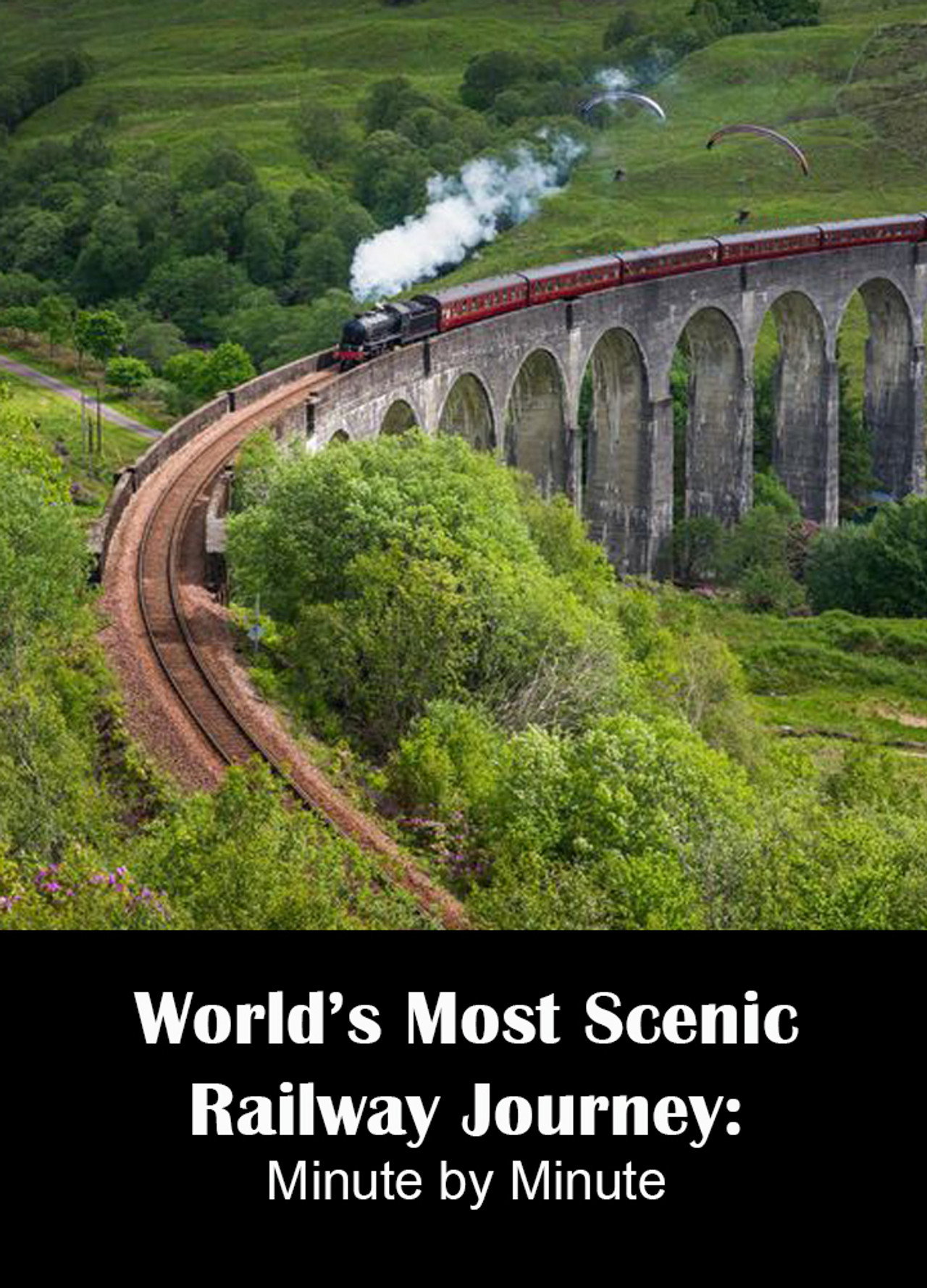World's most scenic railway journey: Minute by minute. filmaffisch