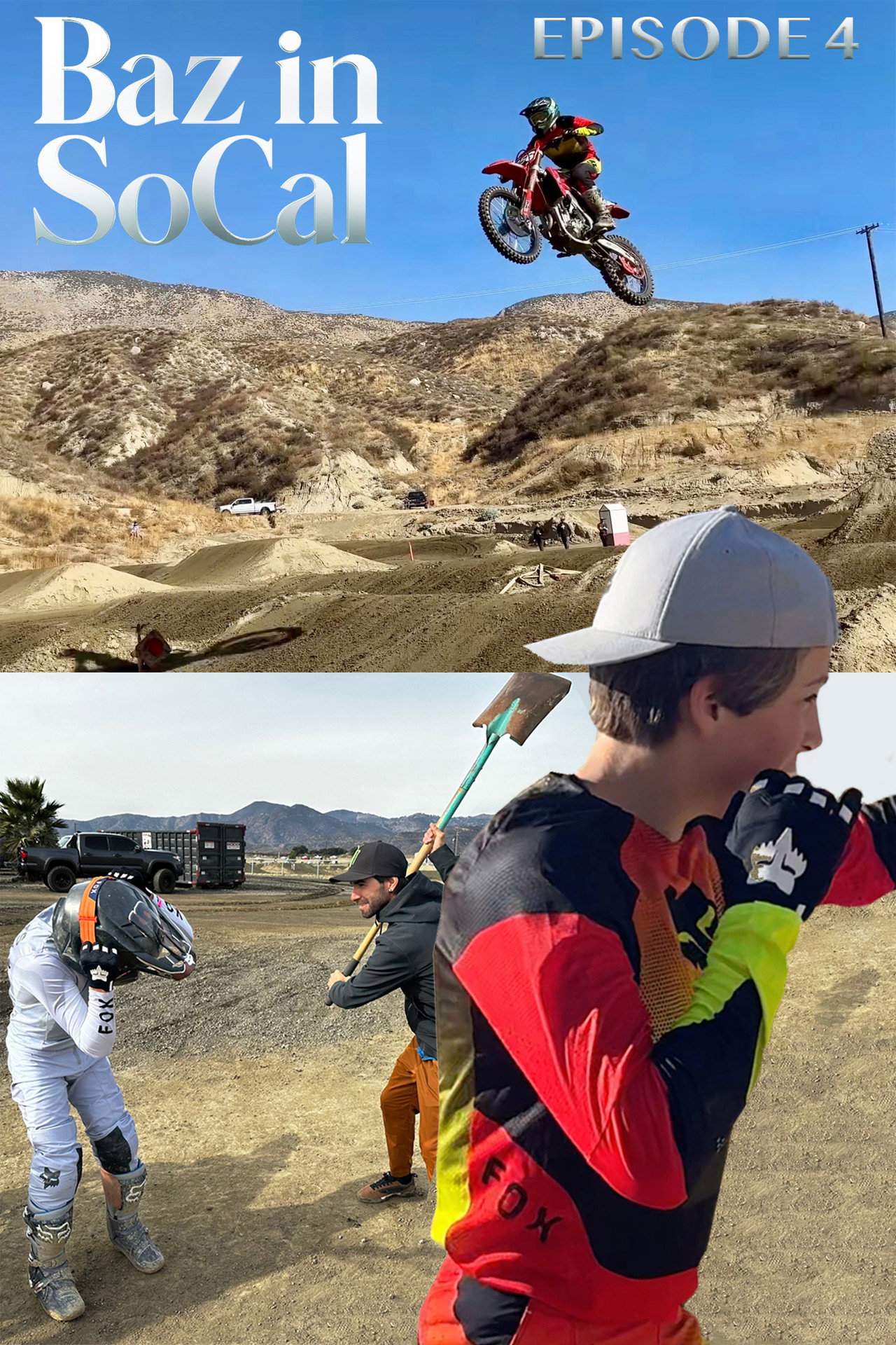My First Quad at Hemet Supercross? - Baz in SoCal Backdrop