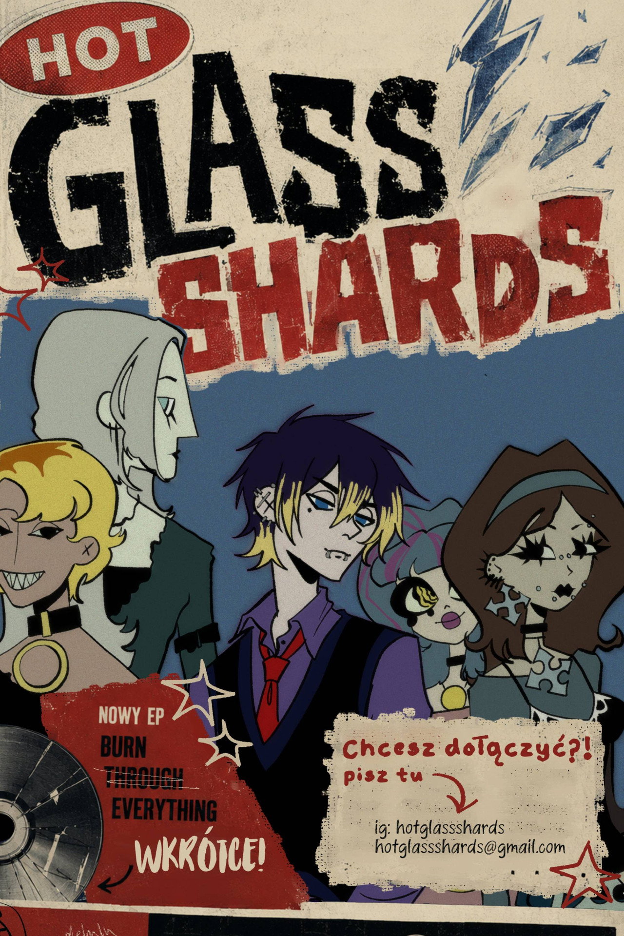 Hot Glass Shards