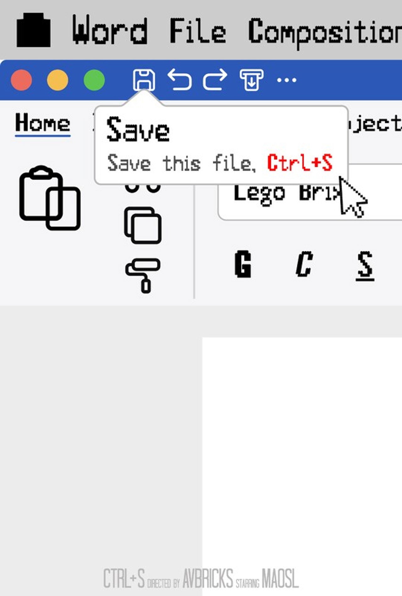 CTRL+S