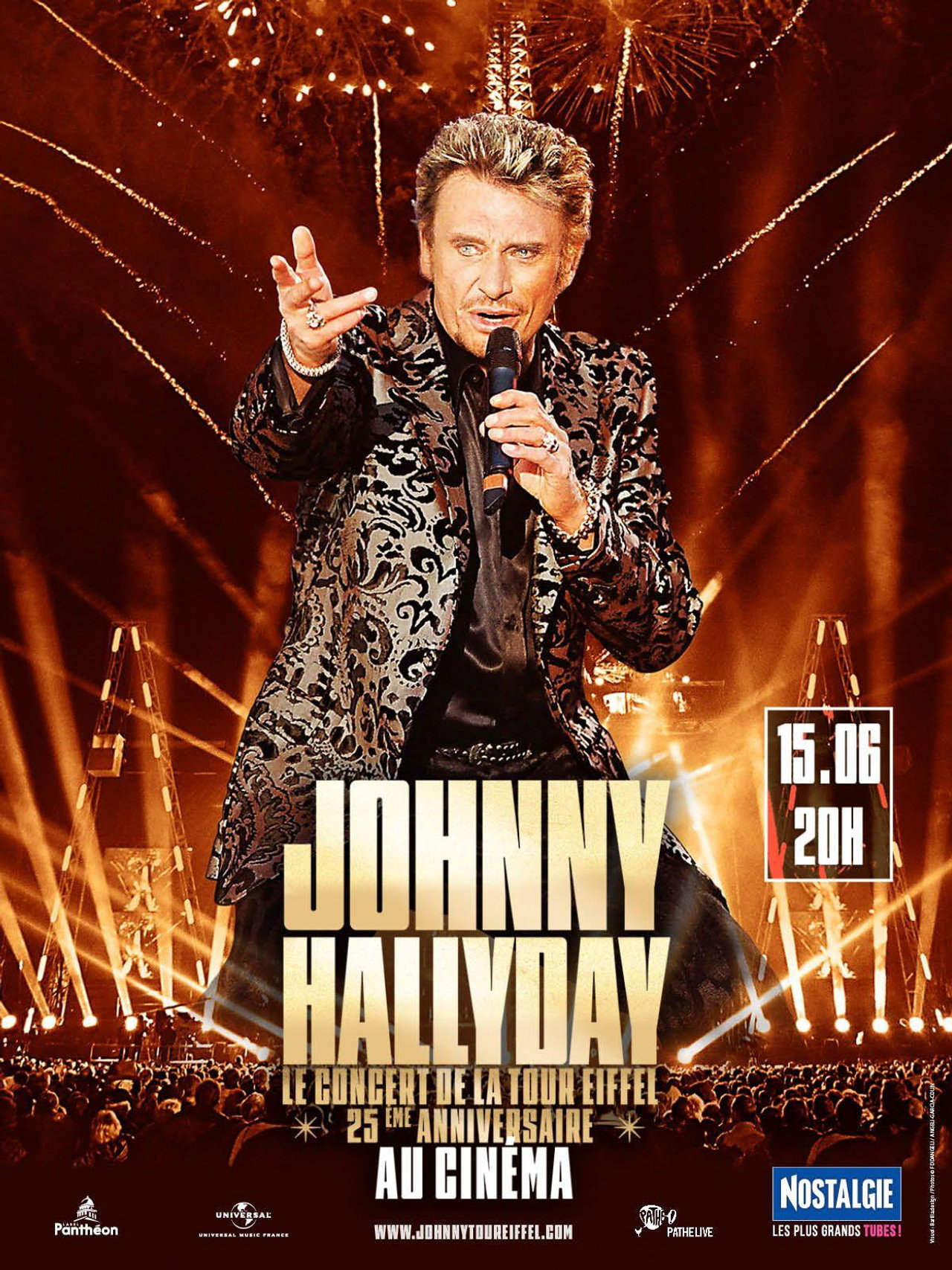 Johnny Hallyday - Le Concert de la Tour Eiffel - 25ème anniversaire