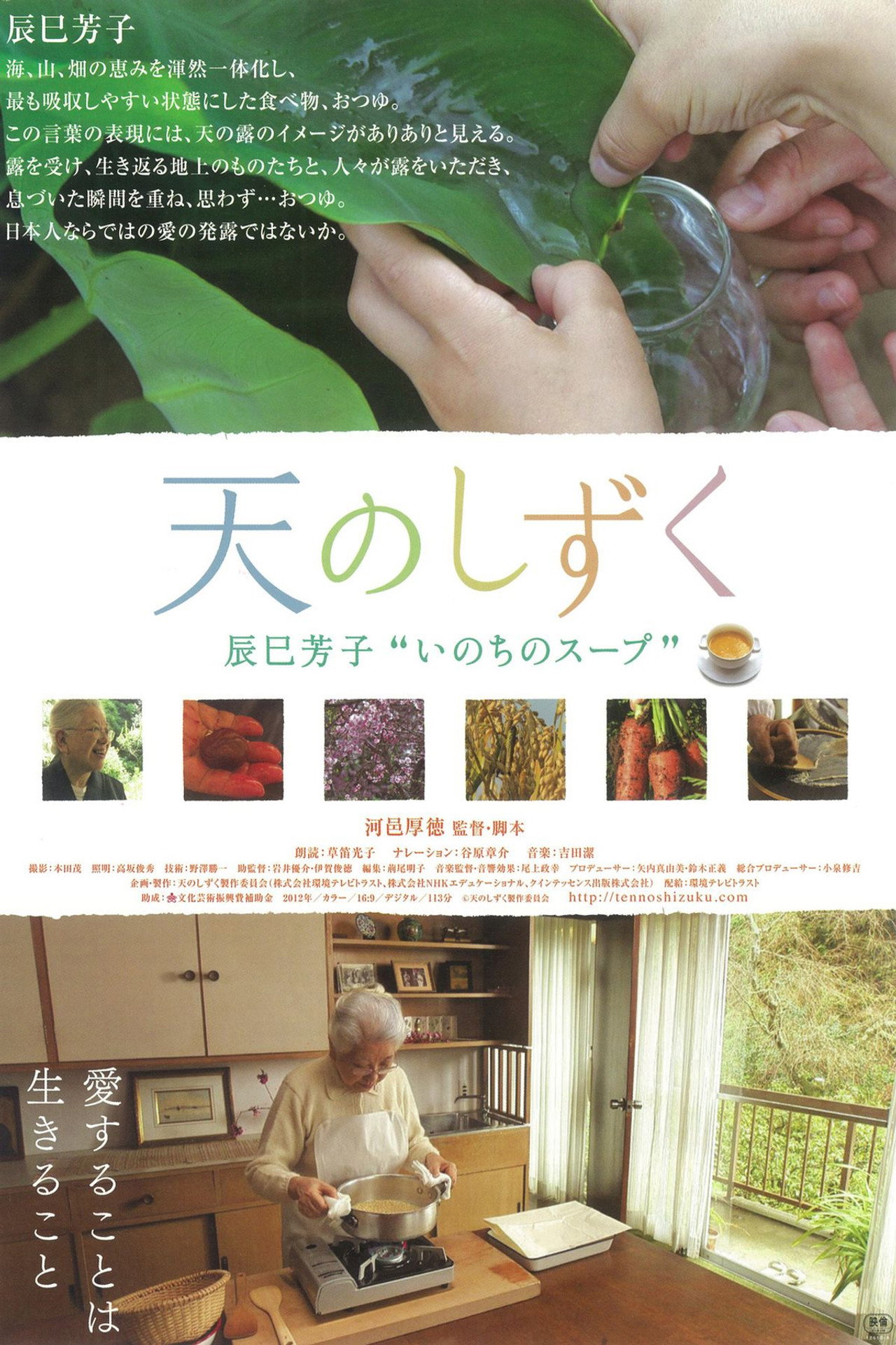 天のしずく　辰巳芳子“いのちのスープ” filmaffisch