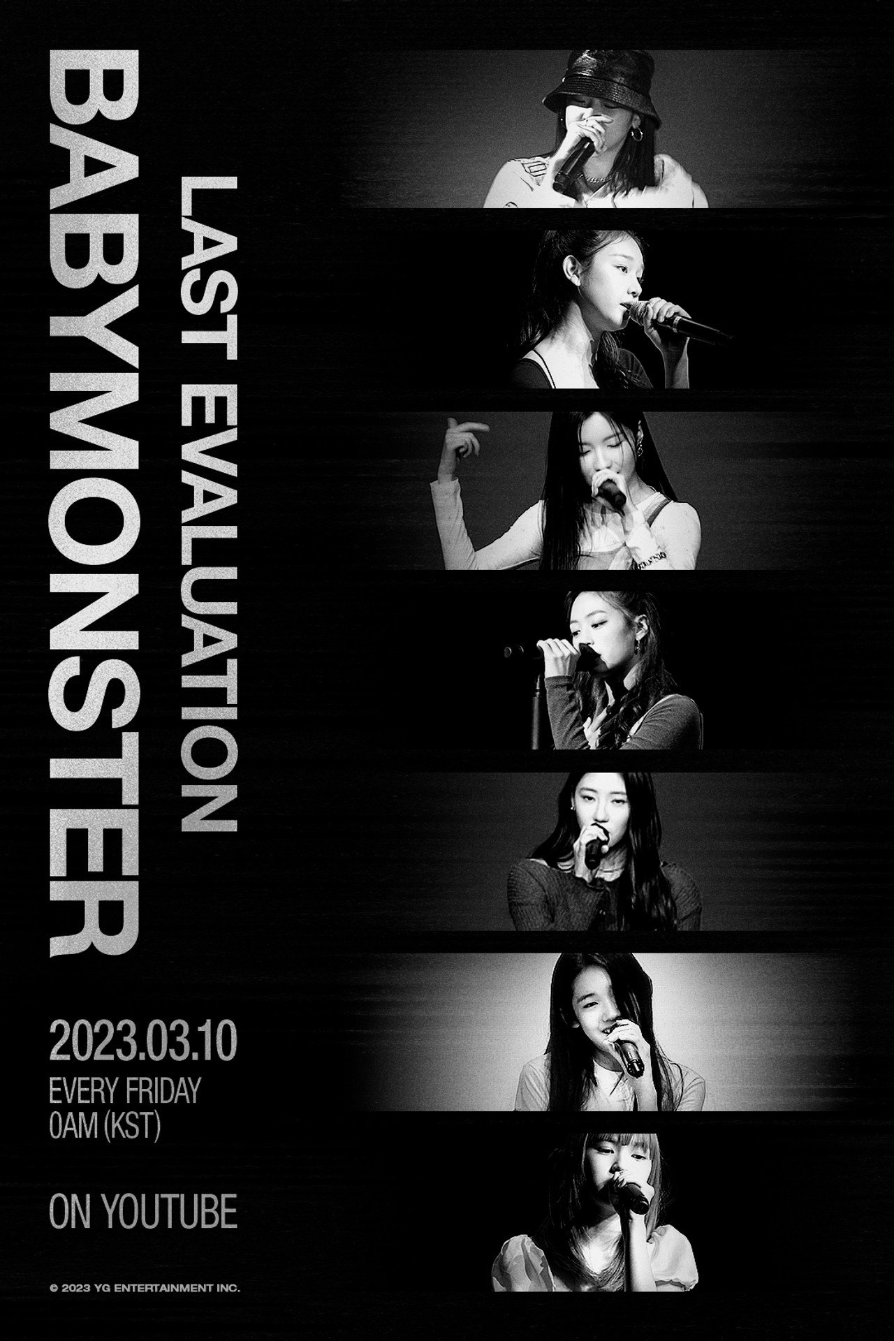 BABYMONSTER - 'Last Evaluation' affisch
