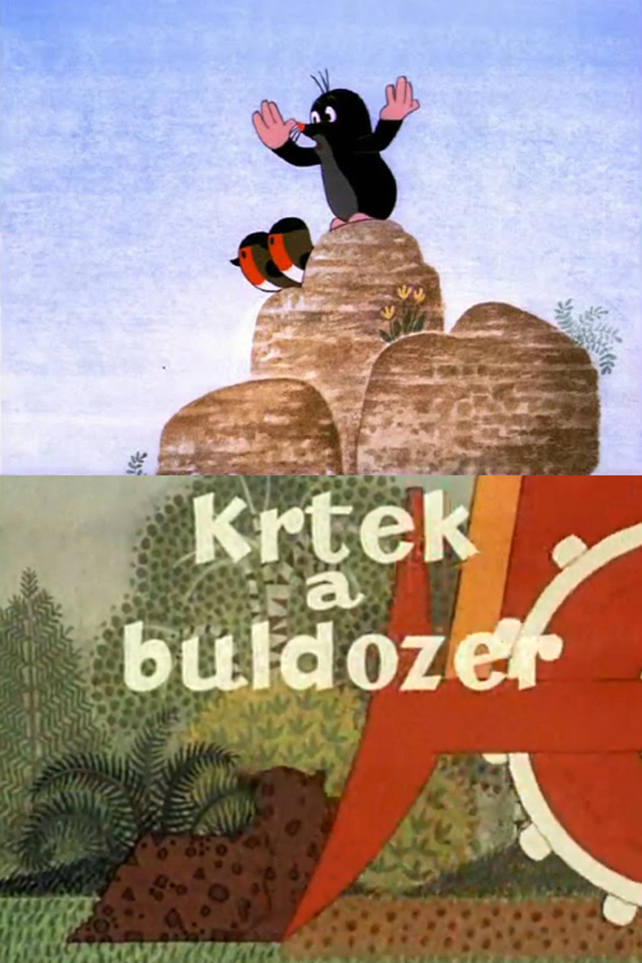 Krtek a buldozer filmaffisch