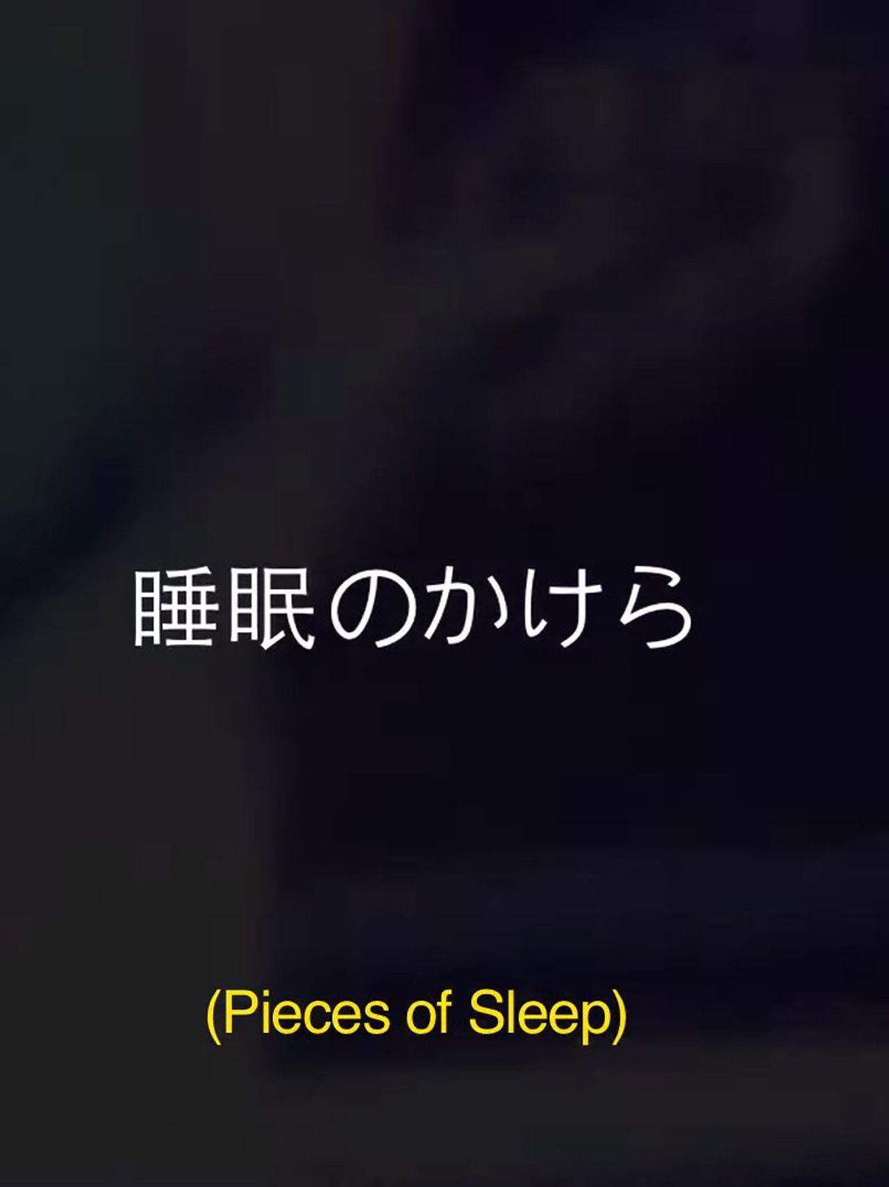 Pieces Of Sleep: The 1993 Japan Tour Re-Imagined Backdrop