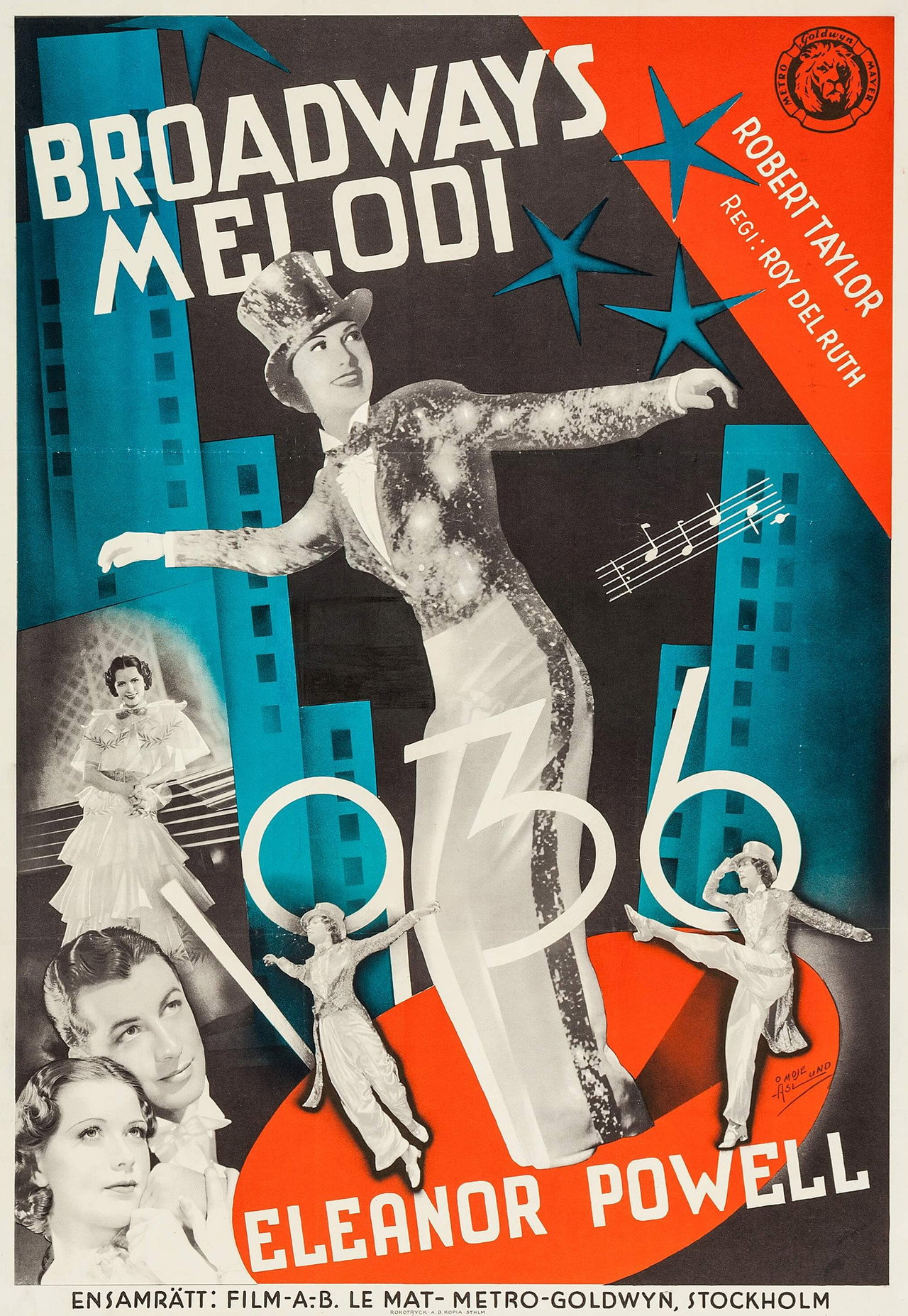 Broadway Melody of 1936 filmaffisch