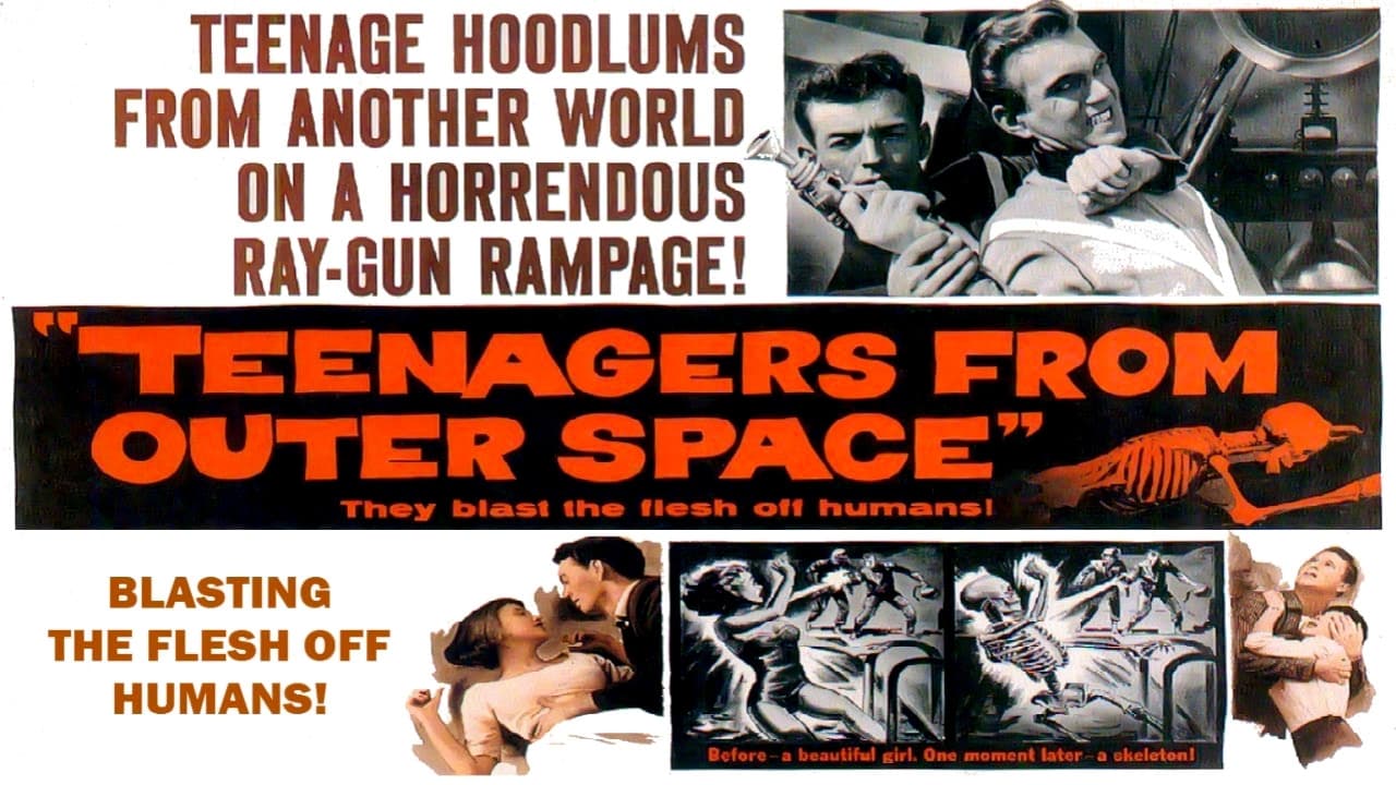 Teenagers from Outer Space background