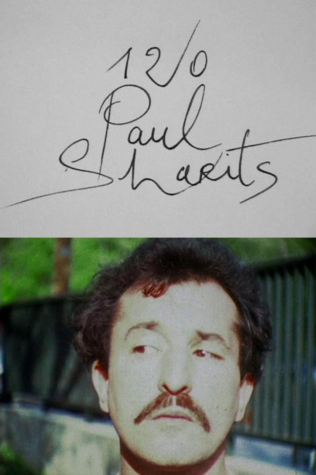 Cinématon n°120 : Paul Sharits Backdrop