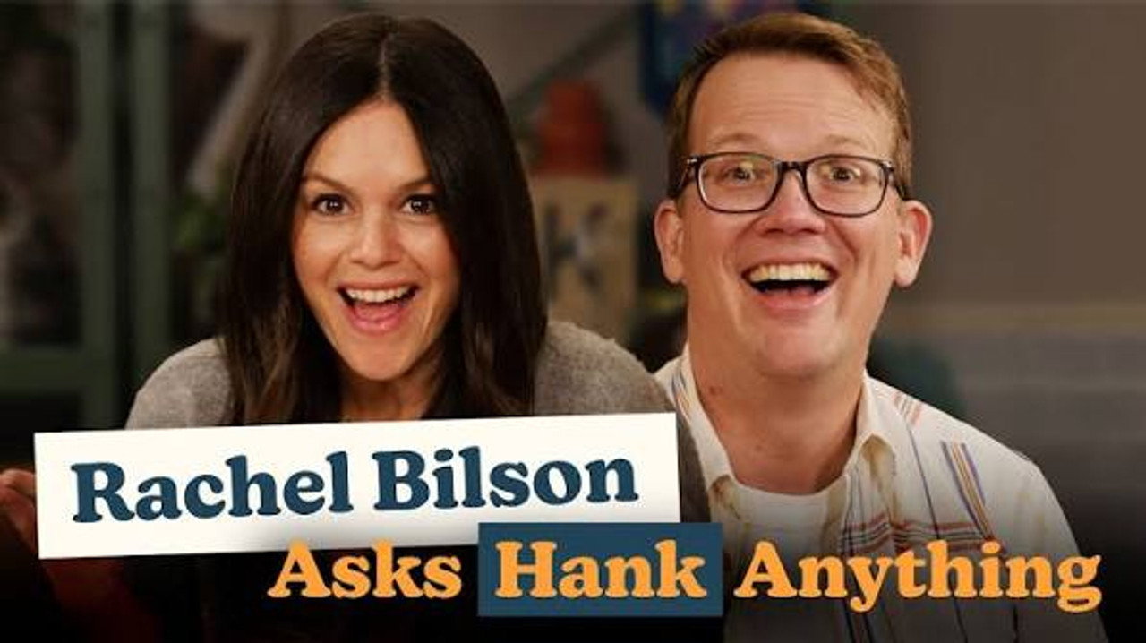Still from How Do I Stop a Sneeze? | Rachel Bilson Asks Hank Anything