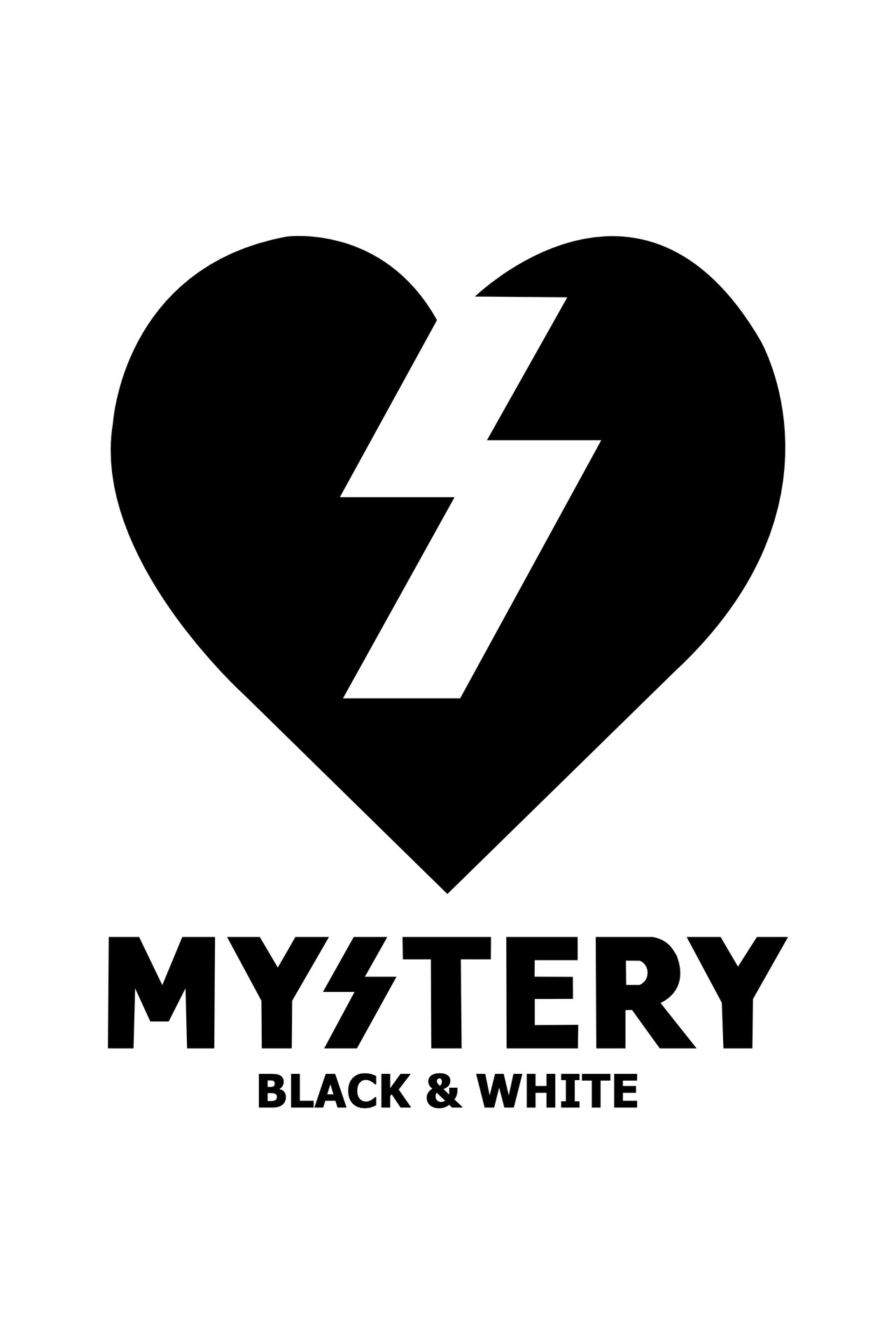 Mystery - Black & White filmaffisch
