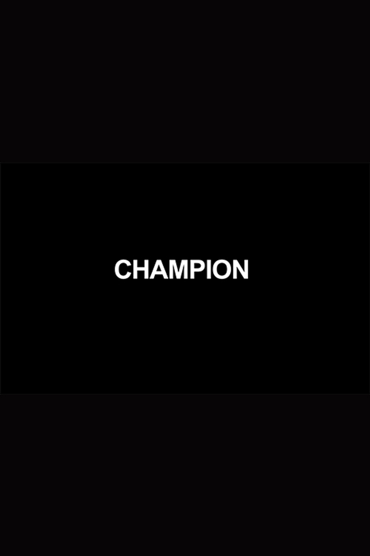 Champion filmaffisch