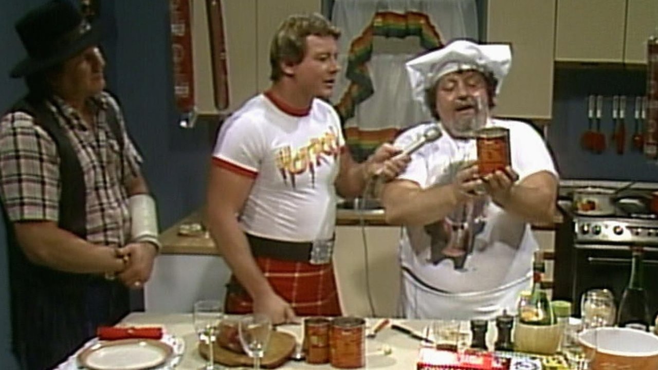 Guest hosts Roddy Piper and Bob Orton