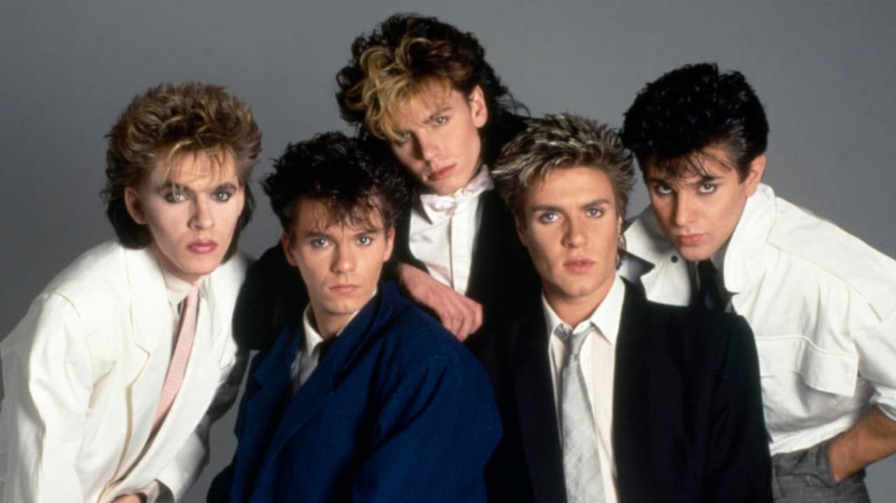 Duran Duran: Sing Blue Silver Backdrop Image