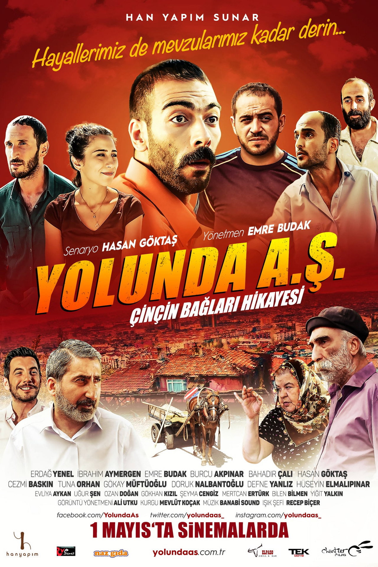 Yolunda A.Ş. Çinçin Bağları Hikayesi filmaffisch