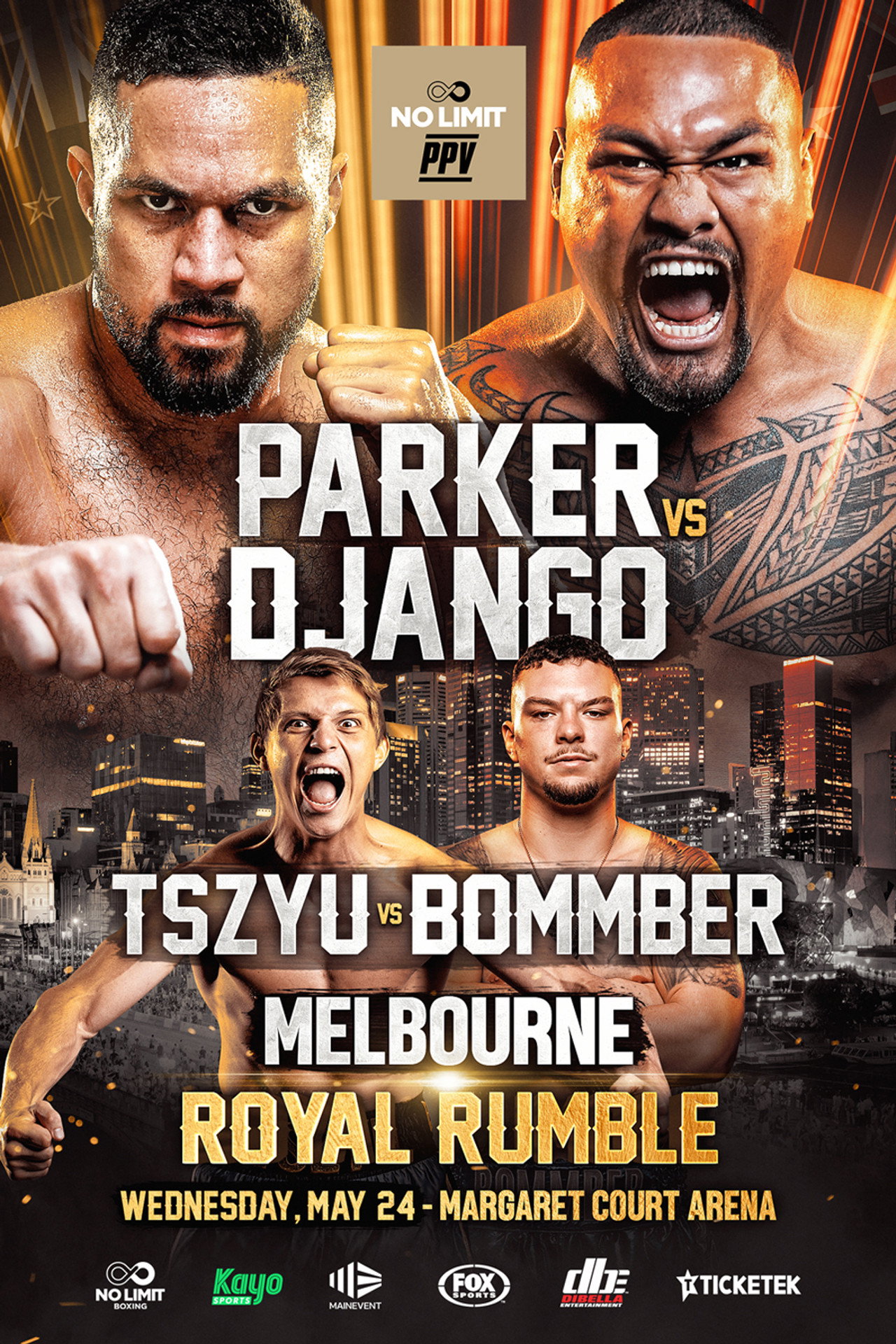 Joseph Parker vs. Faiga Opelu filmaffisch