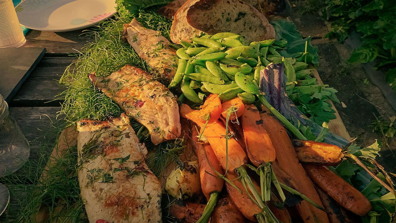 Backdrop for La ruée vers l'art culinaire