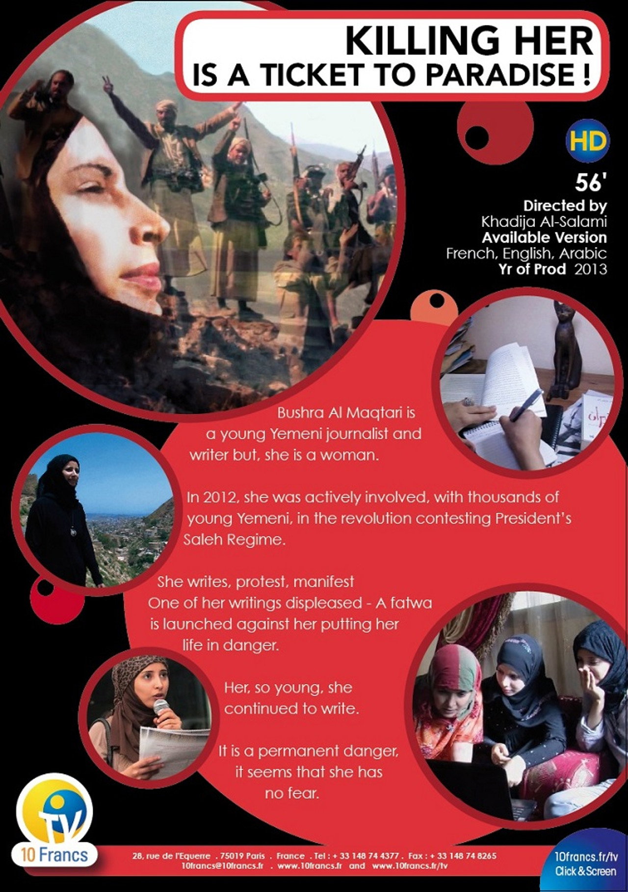 Killing Her Is a Ticket to Paradise filmaffisch