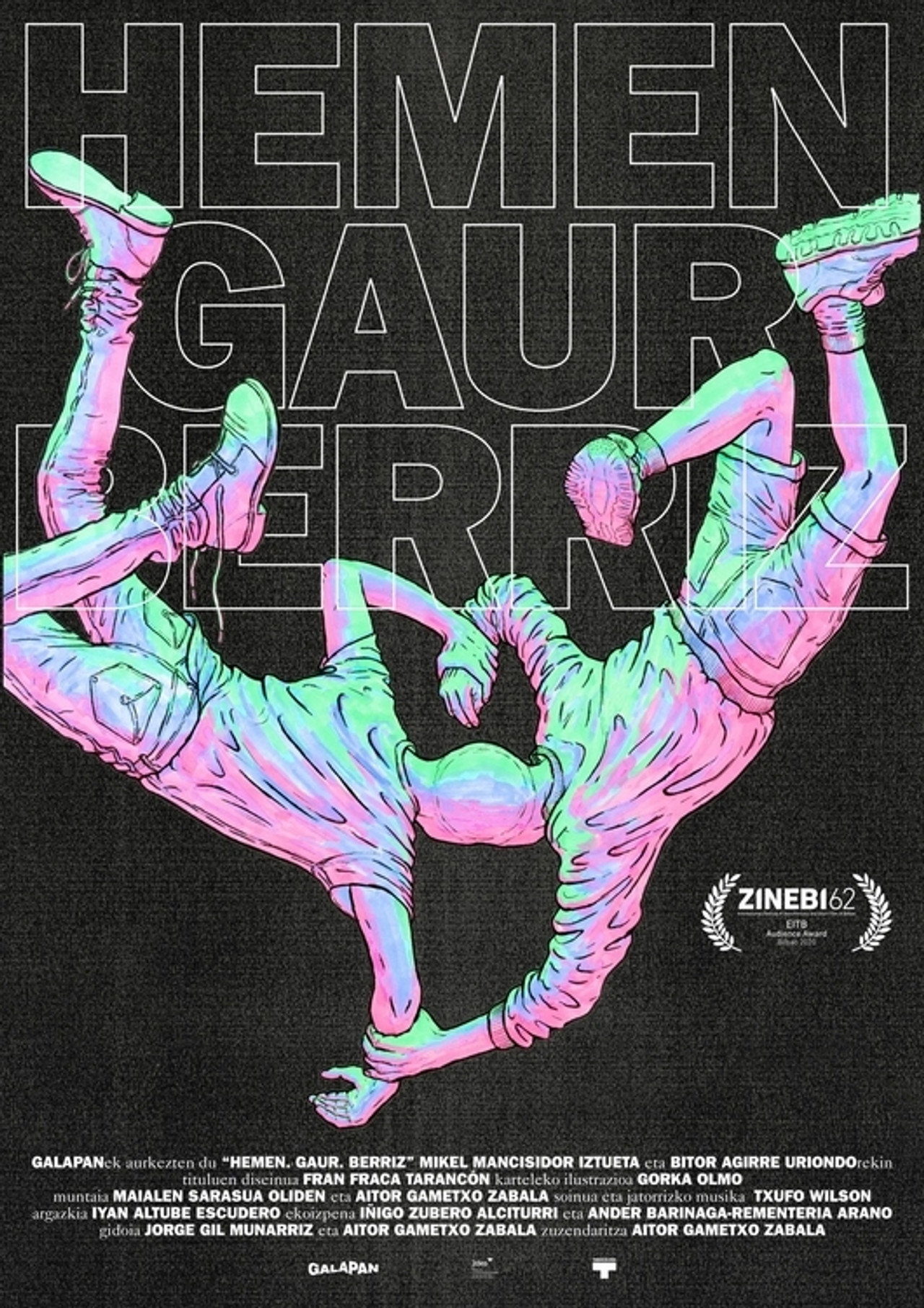 Hemen. Gaur. Berriz filmaffisch