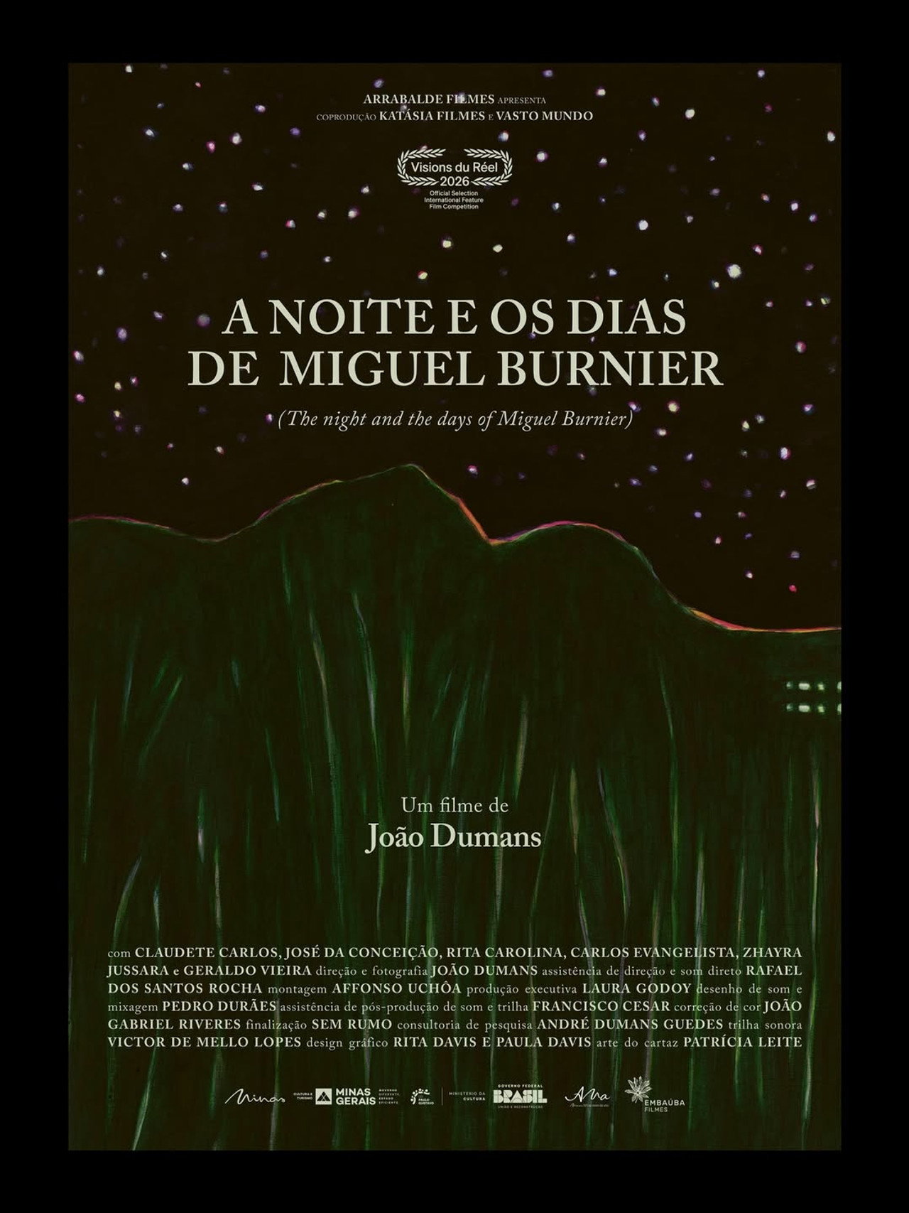 A Noite e os Dias de Miguel Burnier filmaffisch