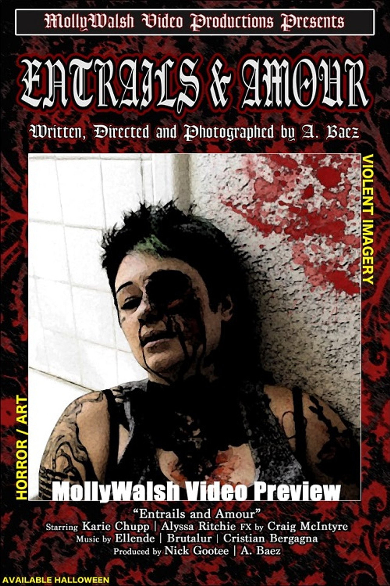 Entrails and Amour filmaffisch