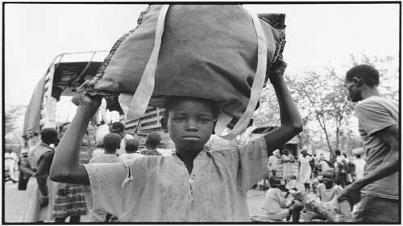 Scen från Lost Boys of Sudan
