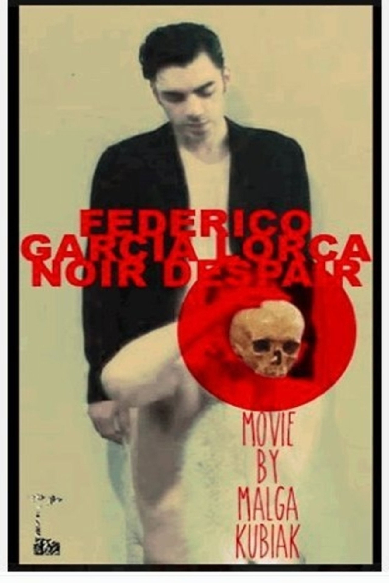 Federico García Lorca Noir Despair filmaffisch