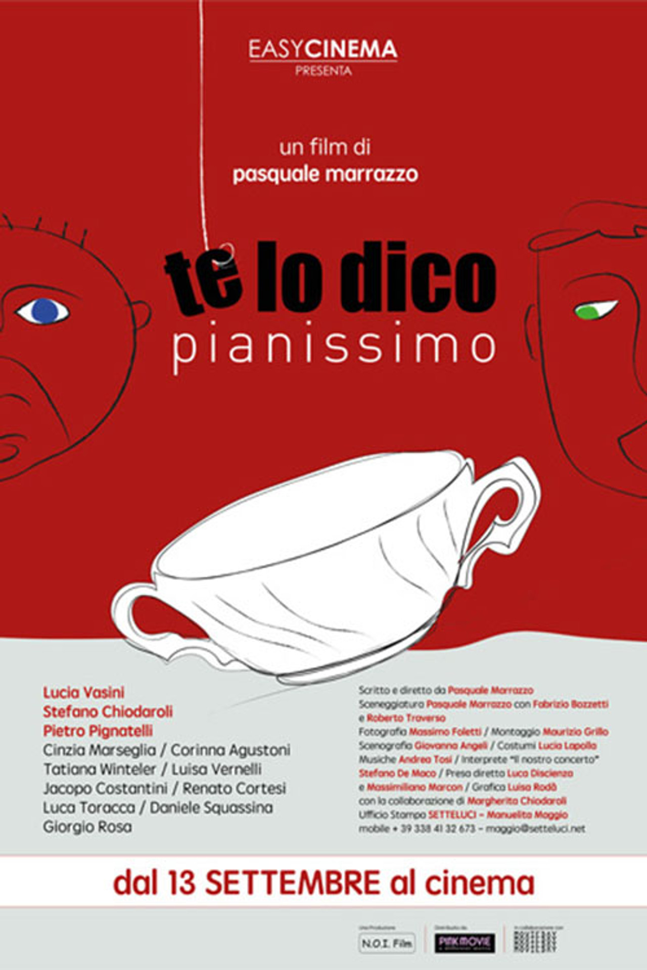 Te lo dico pianissimo filmaffisch