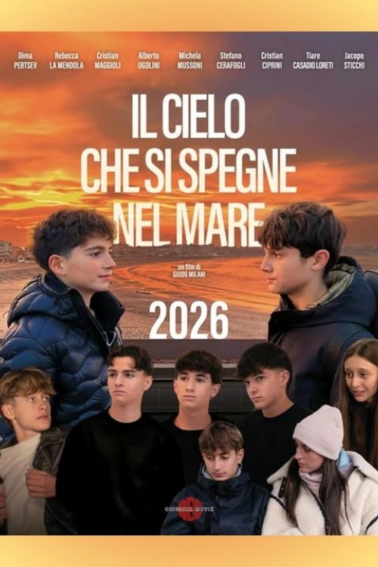 Il cielo che si spegne nel mare