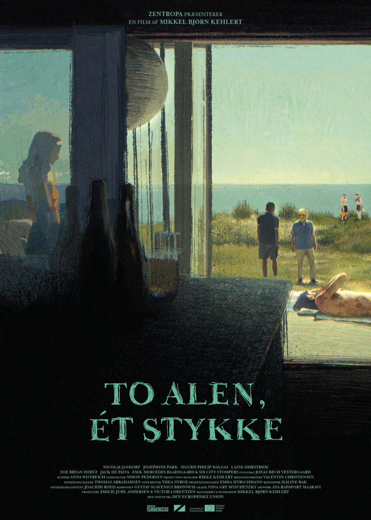 To alen, ét stykke filmaffisch