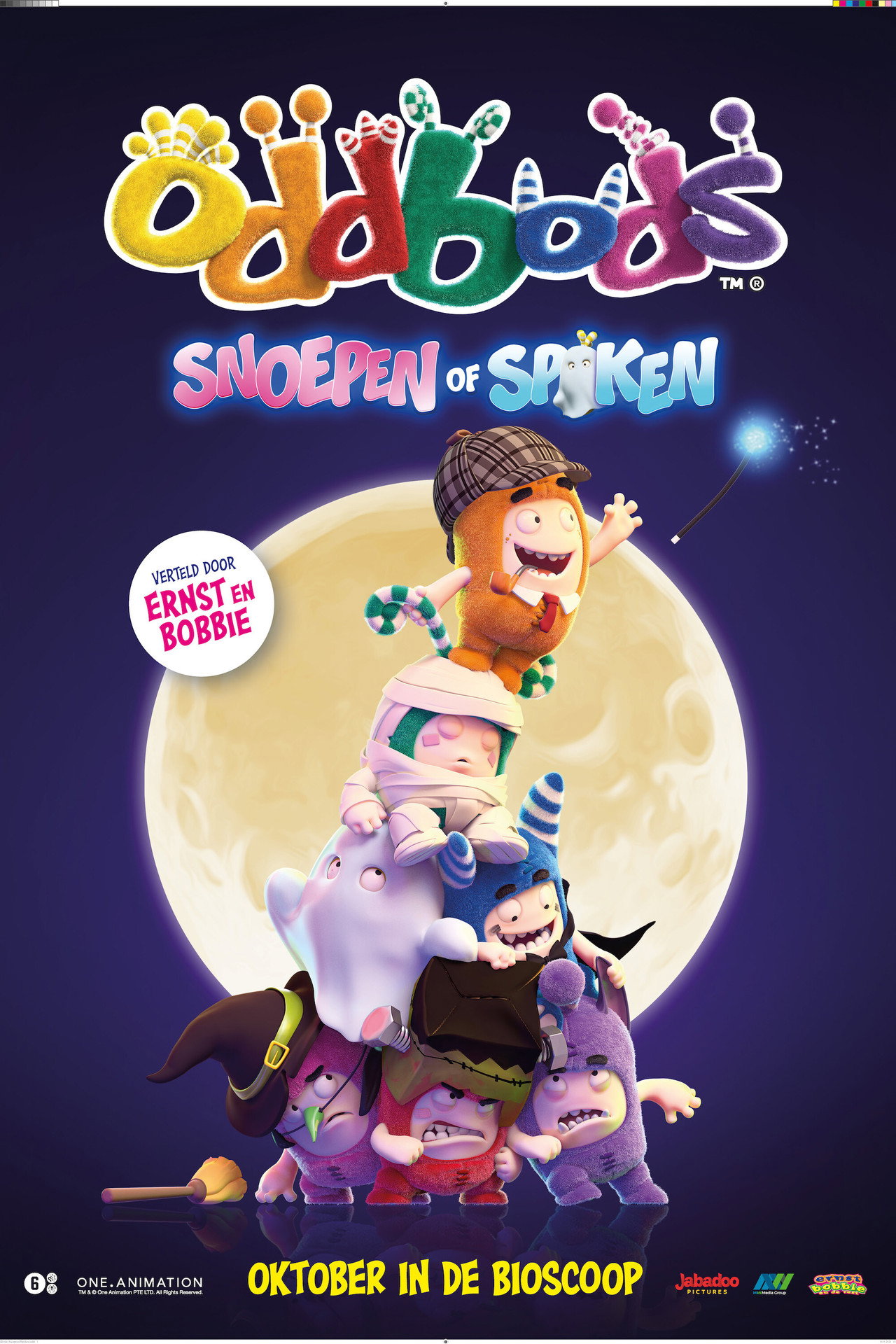Oddbods snoepen of spoken filmaffisch
