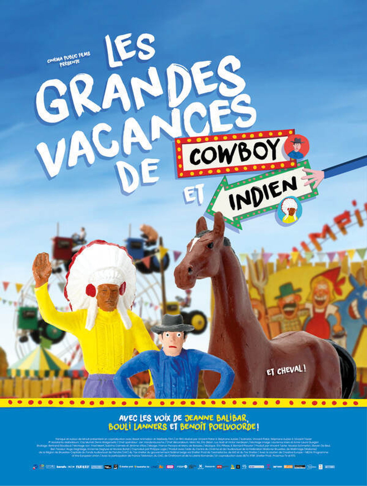 Les Grandes Vacances de Cowboy et Indien filmaffisch