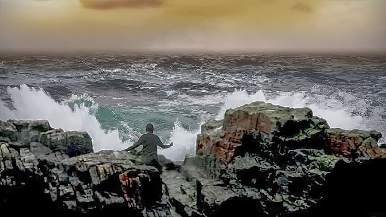 Breaking the Waves Backdrop Image