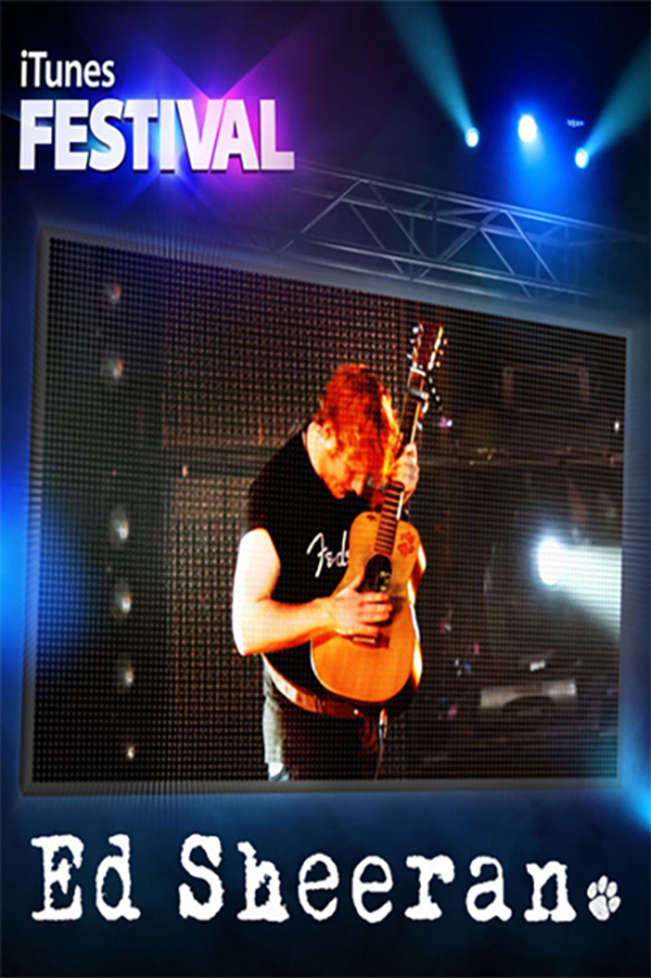 Ed Sheeran iTunes Festival London 2012 Backdrop