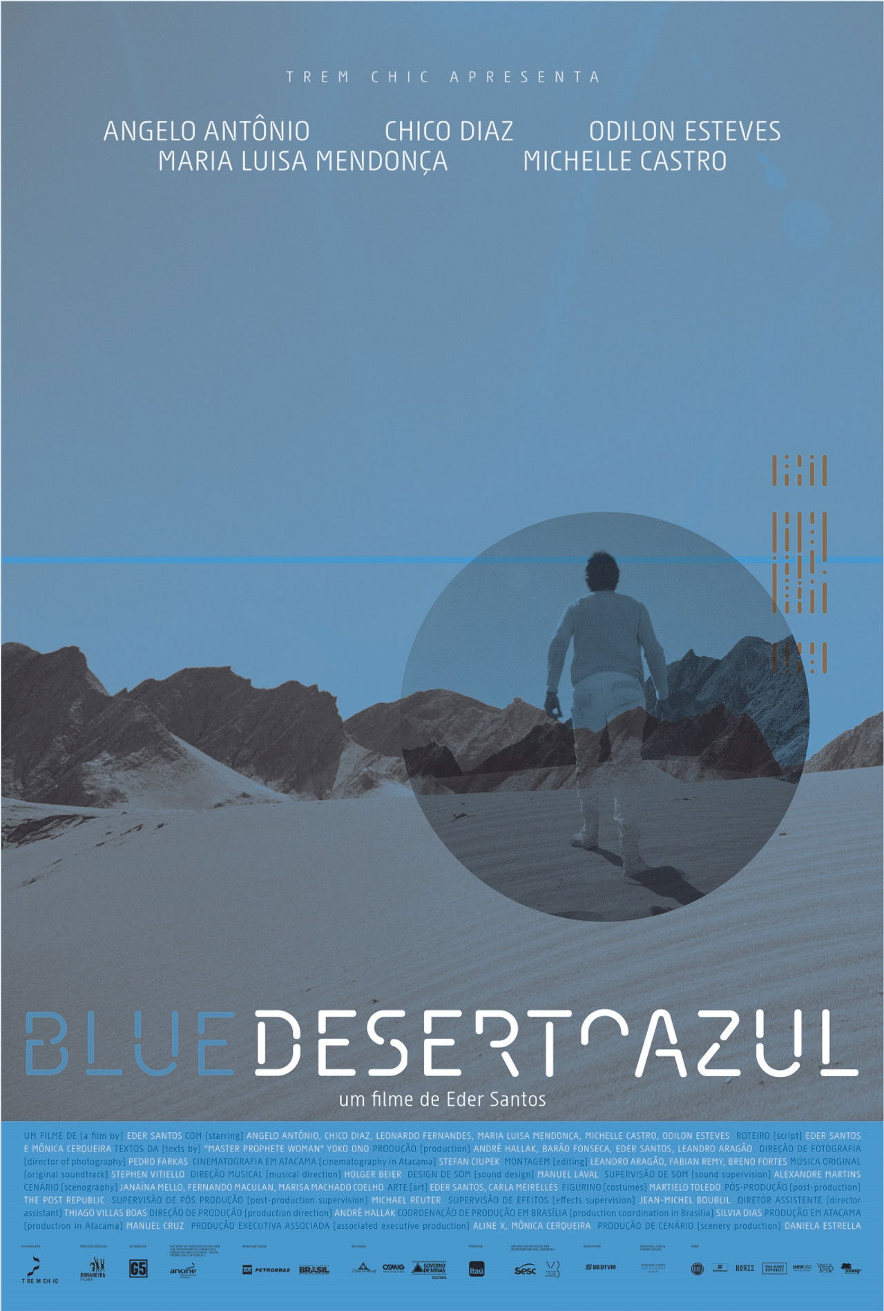 Blue Desert Backdrop