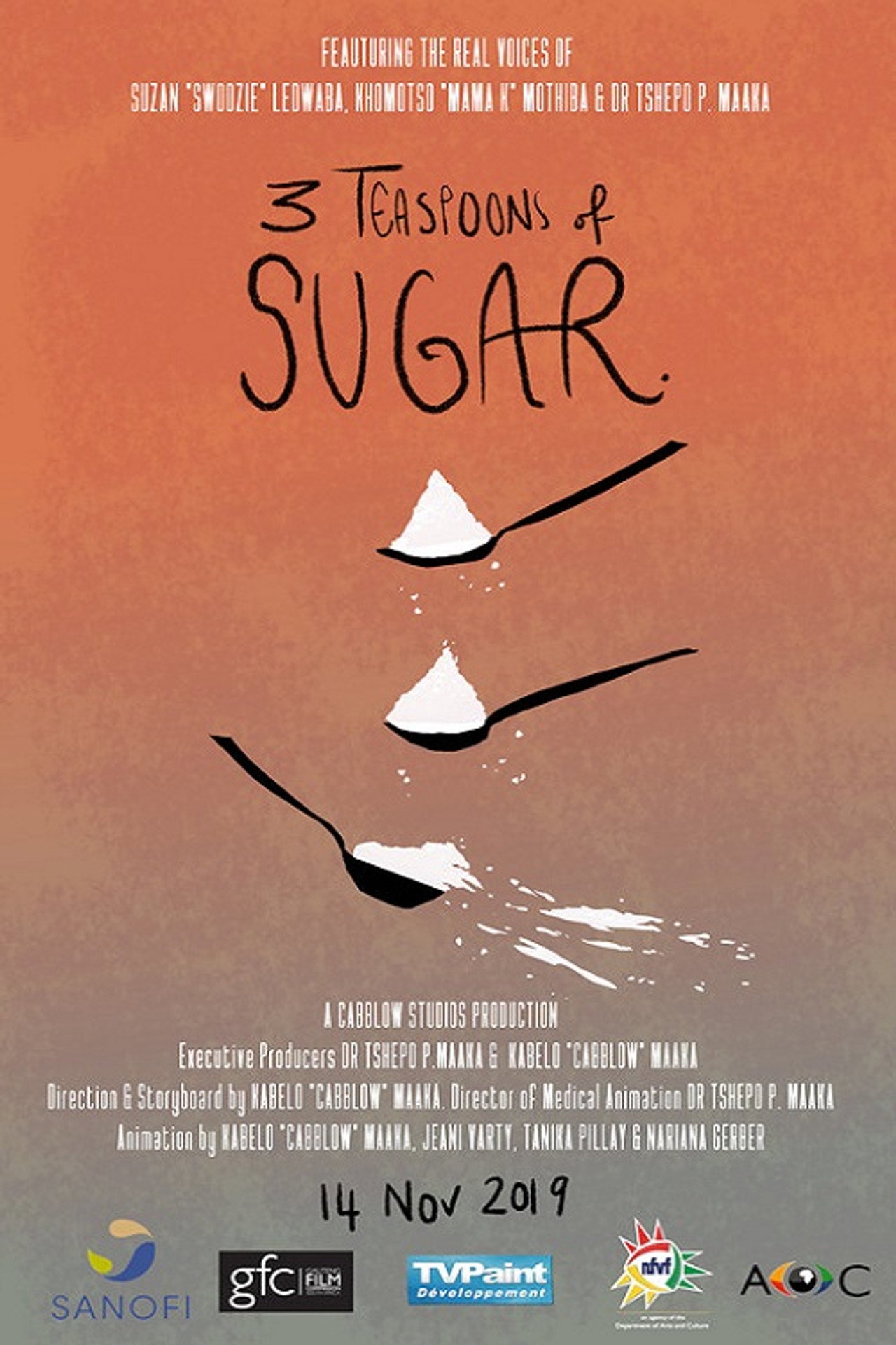 3 Teaspoons of Sugar