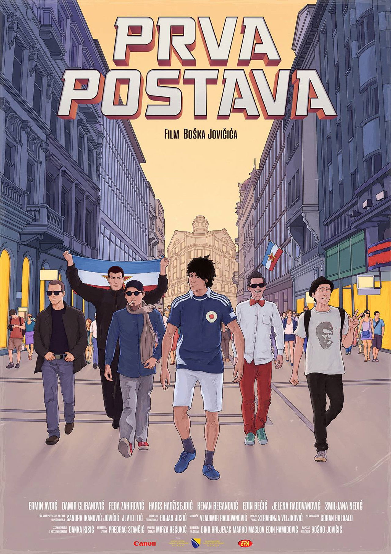 First Lineup Backdrop