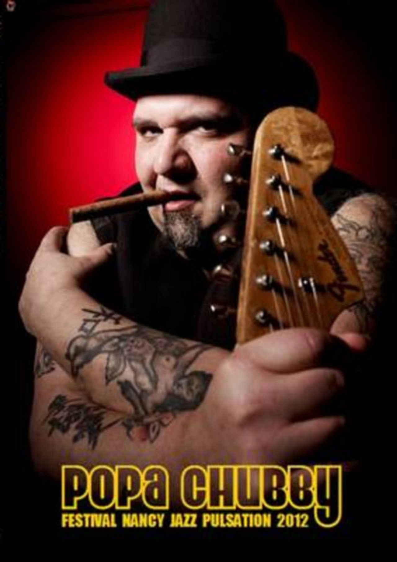 Popa Chubby: Festival Nancy Jazz Pulsations 2012 Backdrop